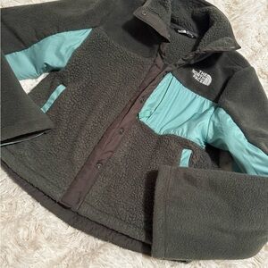 The North Face Kids Puffer Jacket - Teal and Dark Gray